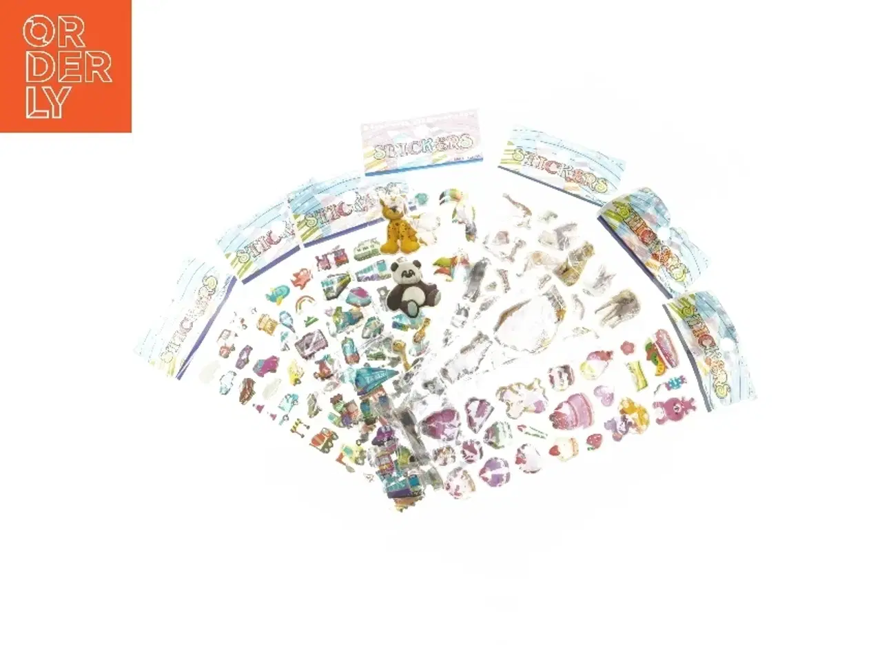 Billede 2 - Stickersæt med figurer (str. 7 styk cm)