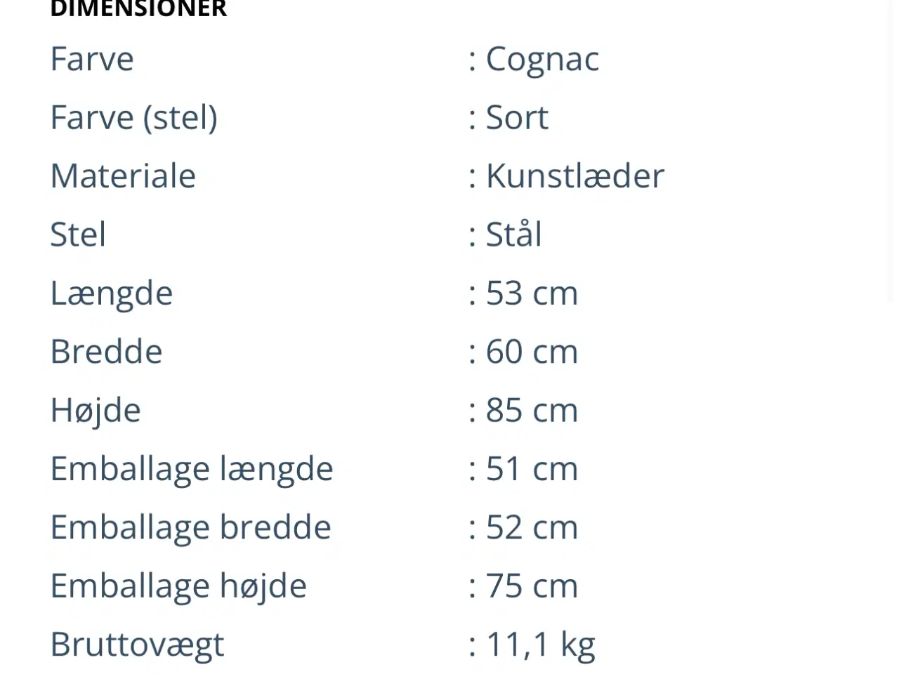 Billede 6 - Spisebordsstole