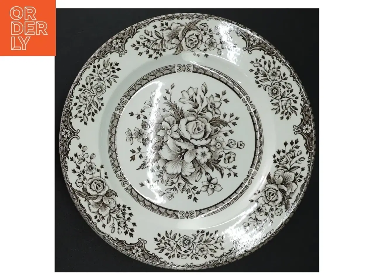 Billede 4 - Kew Gardens Middagstallerken med blomstermotiv fra Kew Gardens (str. 25 cm)