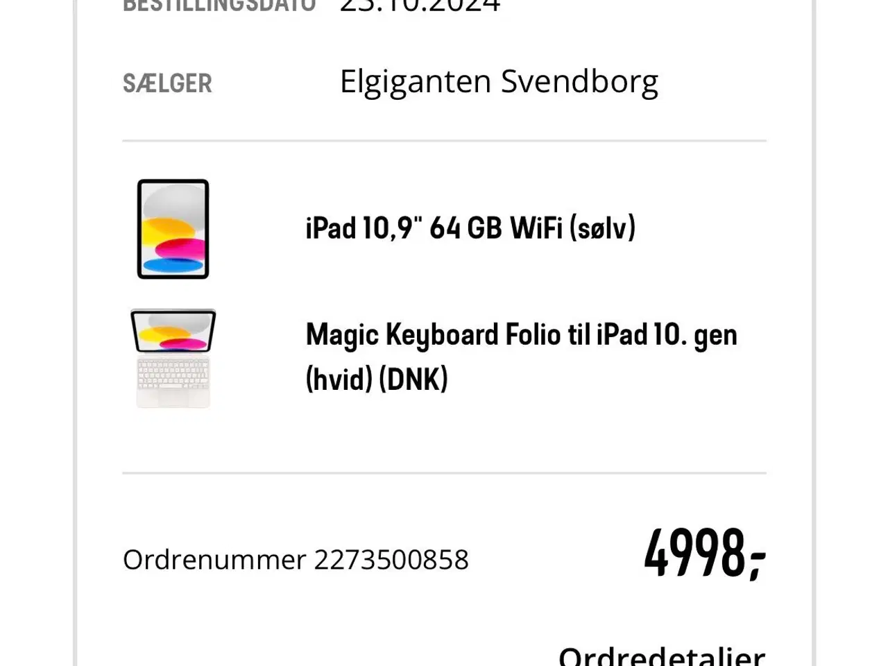 Billede 1 - Ipad med apple tastatur