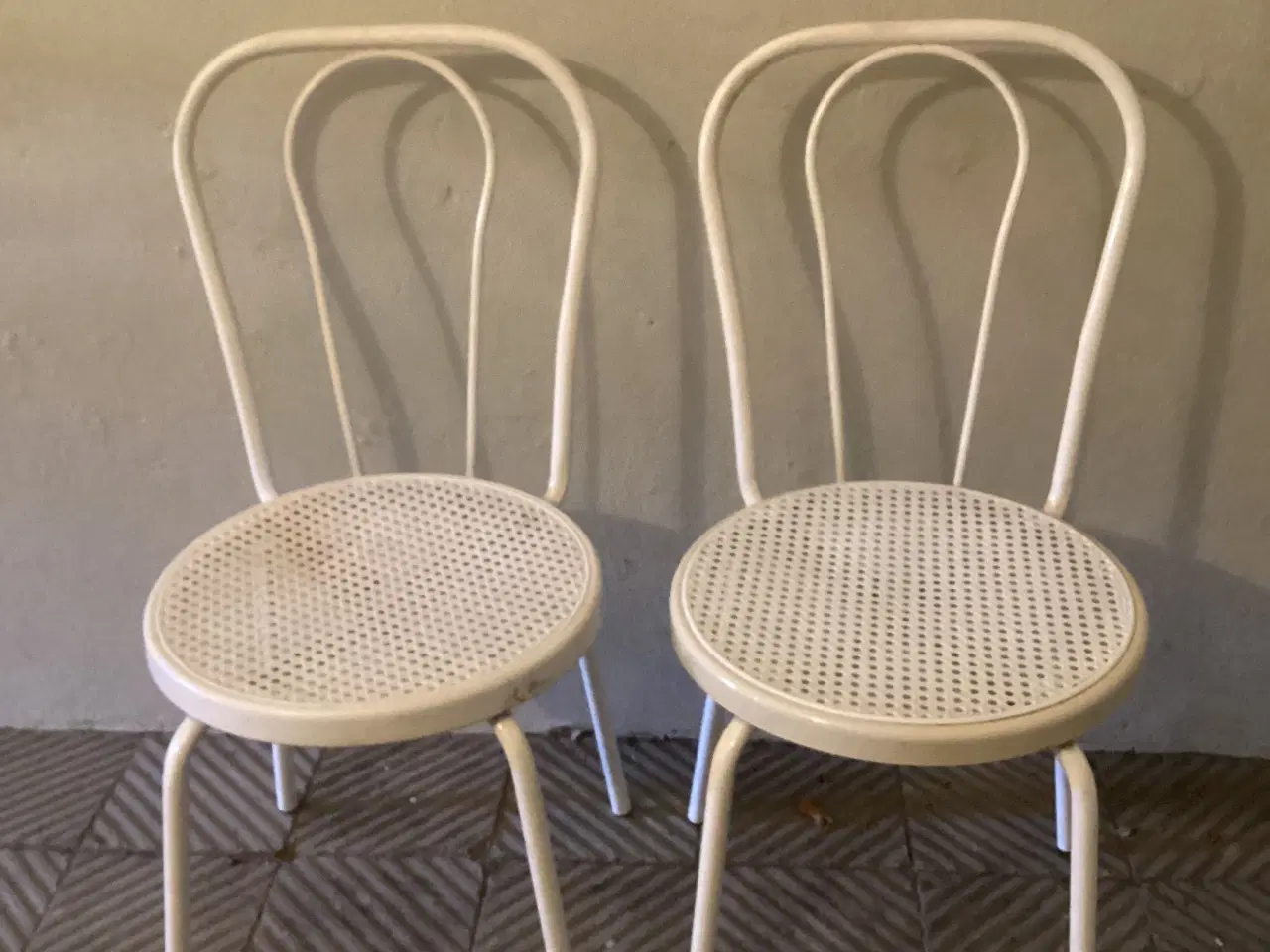 Billede 2 - Retro cafestole med fransk flet