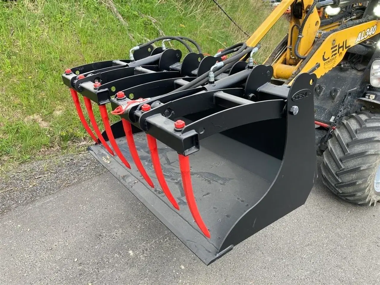 Billede 13 - MO 140 cm Siloklo 2 delt overfaldsgreb monteret med euroophæng