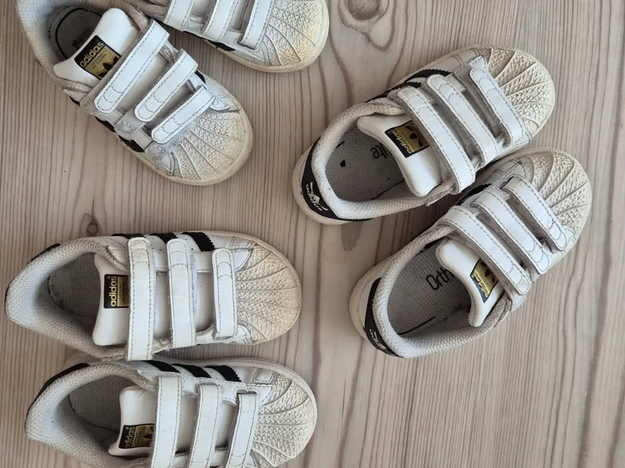 Billede 1 - Adidas, superstar, str 21 + 24 + 25