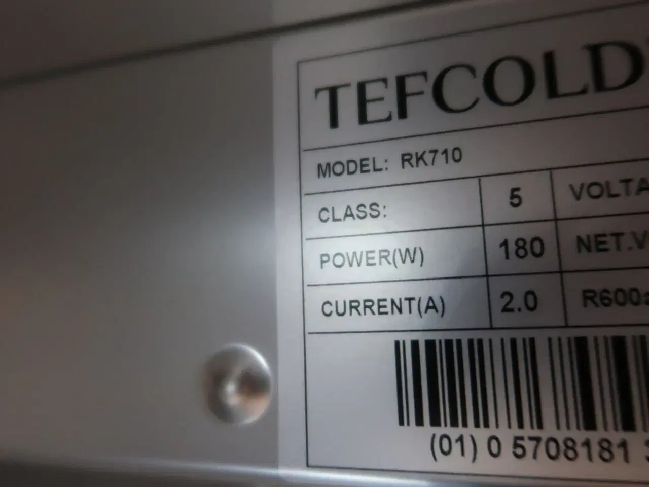 Billede 4 - Køleskab TEFCOLD RK710