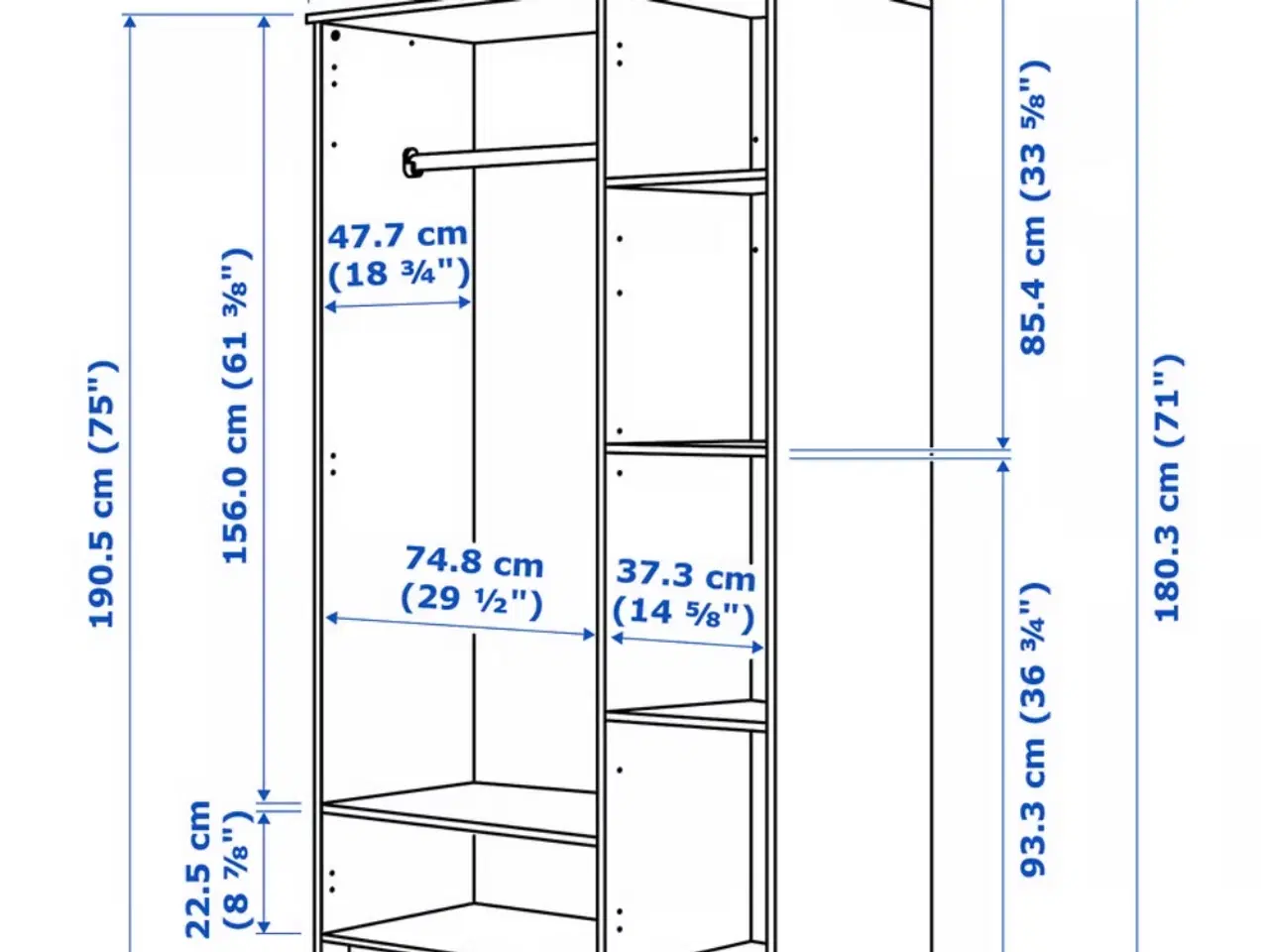 Billede 11 - IKEA Brimnes garderobeskab 
