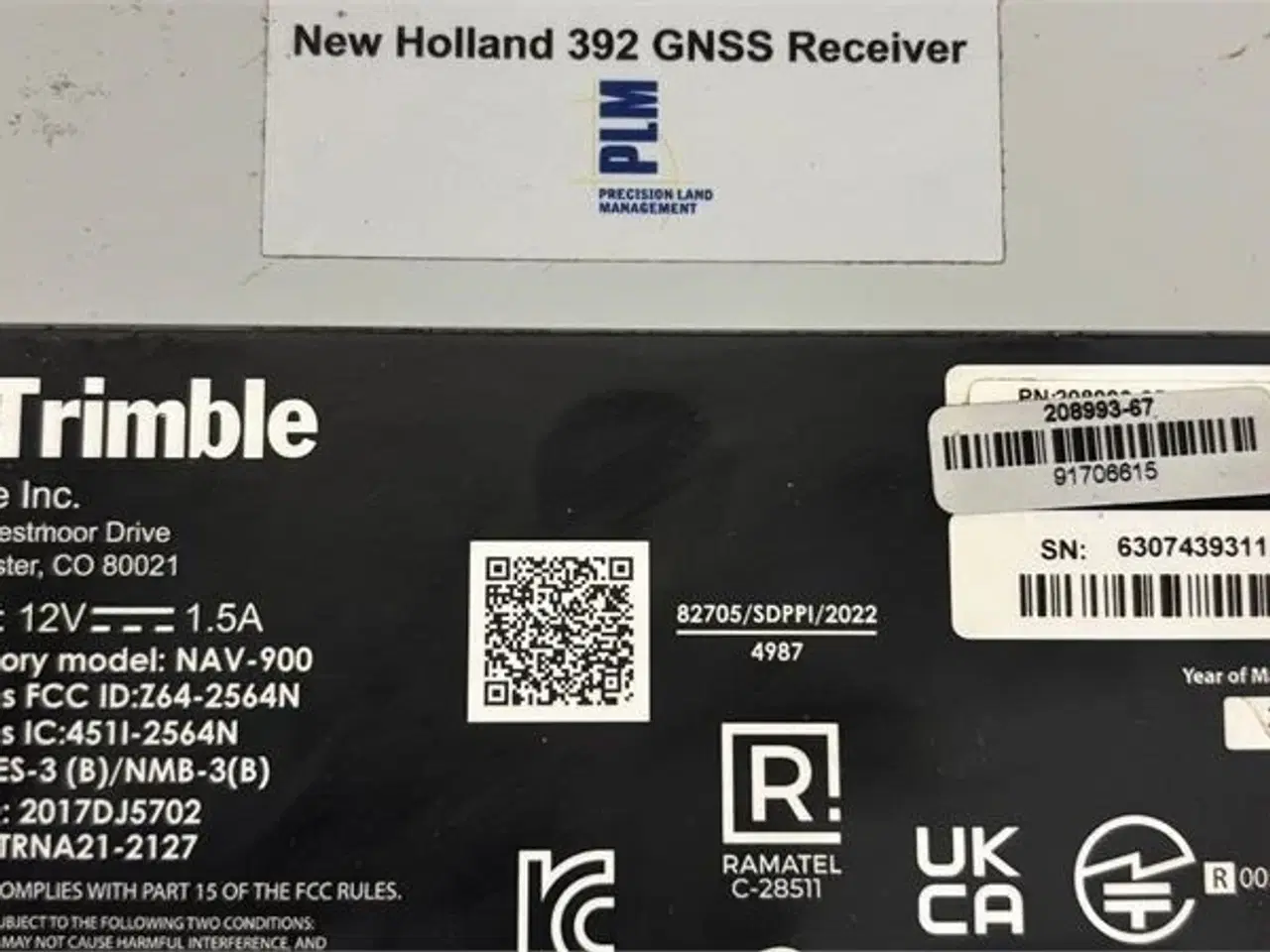 Billede 3 - New Holland CNH GPS anetenne 392 med Navcontroller