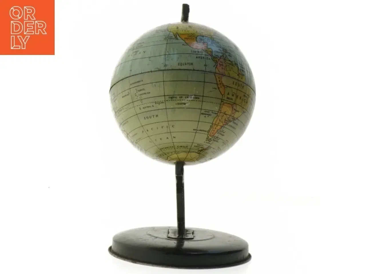 Billede 4 - Vintage metal globus (str. 21 cm)