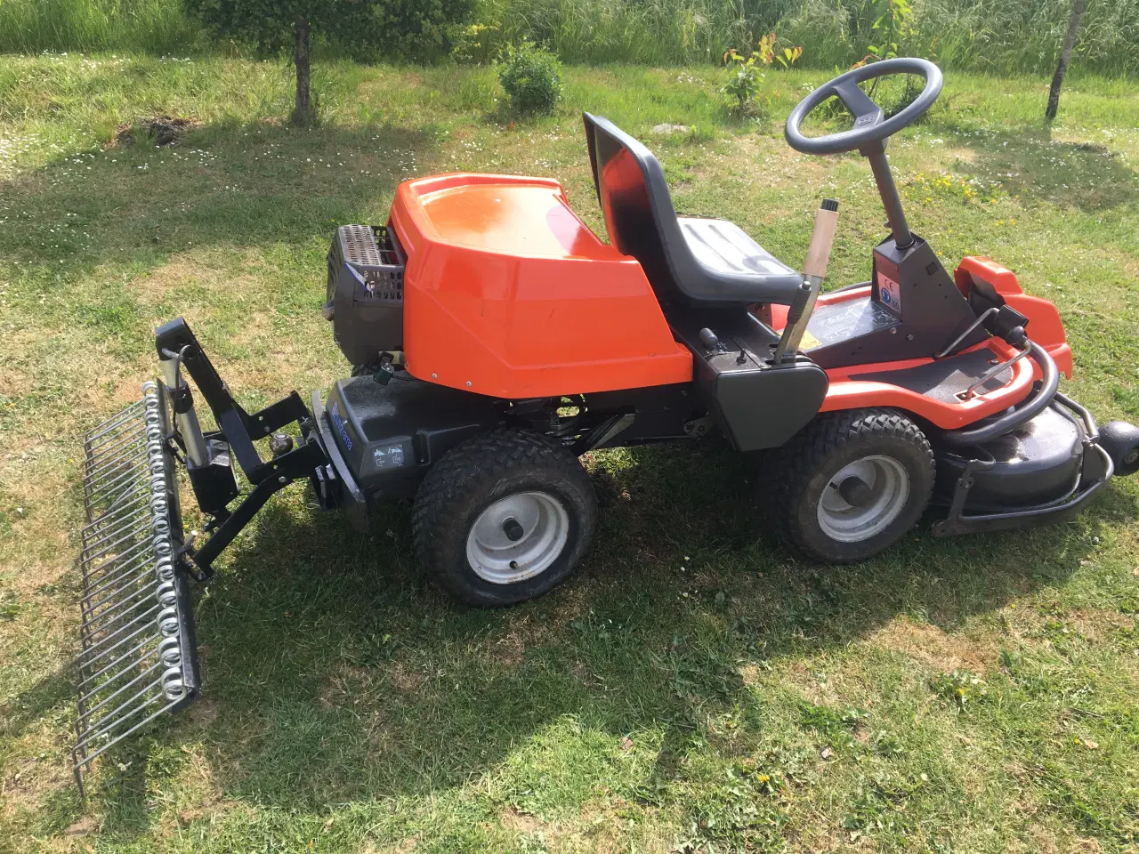Billede 3 - Husgvarna Frontklipper Knækstyret 