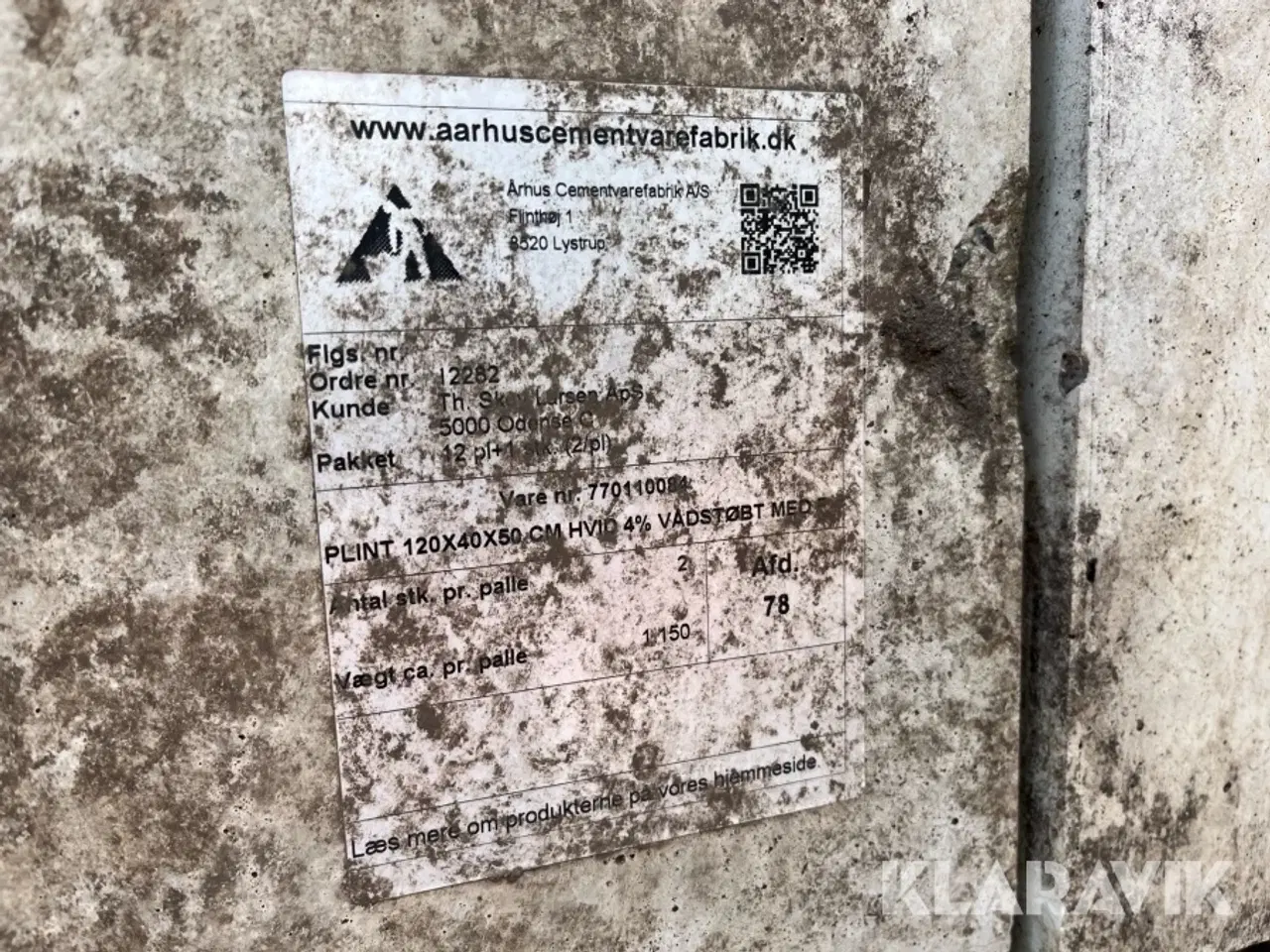 Billede 5 - Beton klodser Aarhuscememtvarefabrik 25 styk