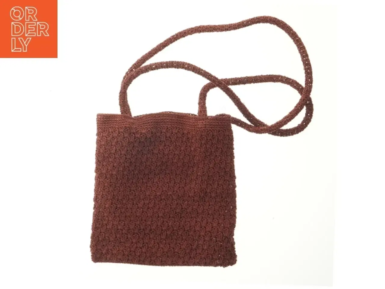 Billede 1 - Brun strikket taske fra Noa Noa (str. 30x29 cm)