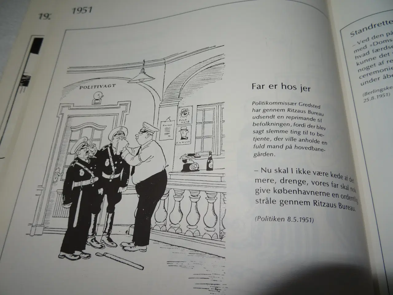 Billede 4 - Dansk politi i karikatur 1905 til 1977