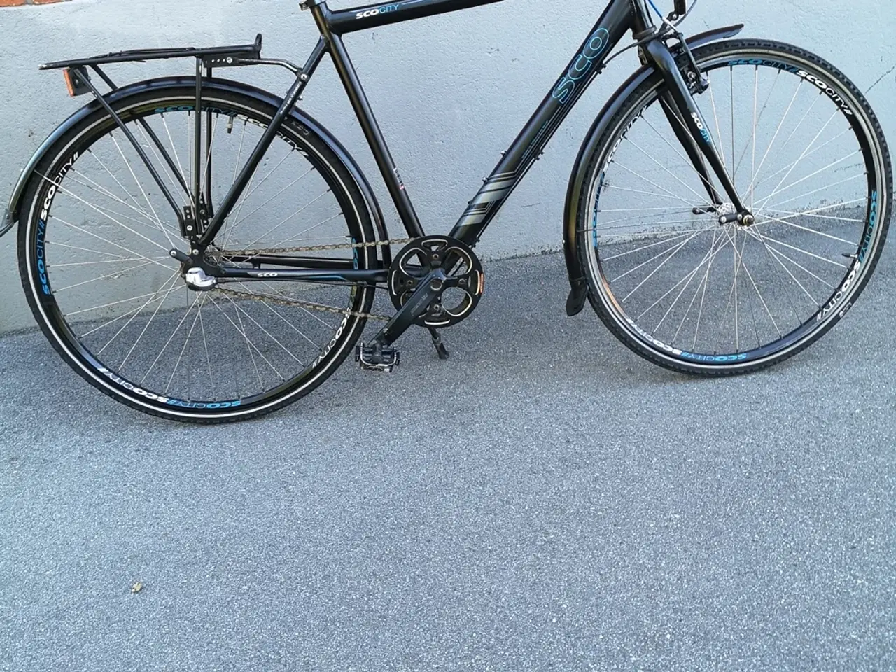 Billede 3 - SCO  CITY 28"  57 cm  sort Alluminum meget let cyk
