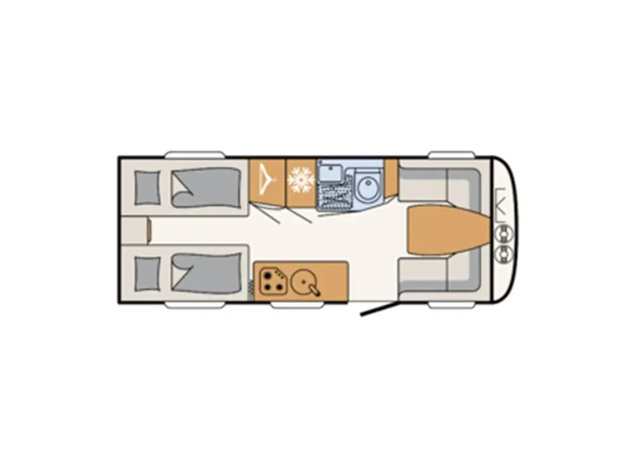 Billede 18 - 2022 - Dethleffs Nomad 510 LE   Lækker Dethleffs med enkeltsenge fra Hinshøj Caravan