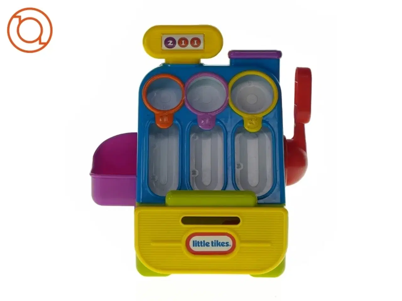 Billede 1 - Legetøjsmaskine med mønster fra Little Tikes (str. LBH: 15x14x26 cm)