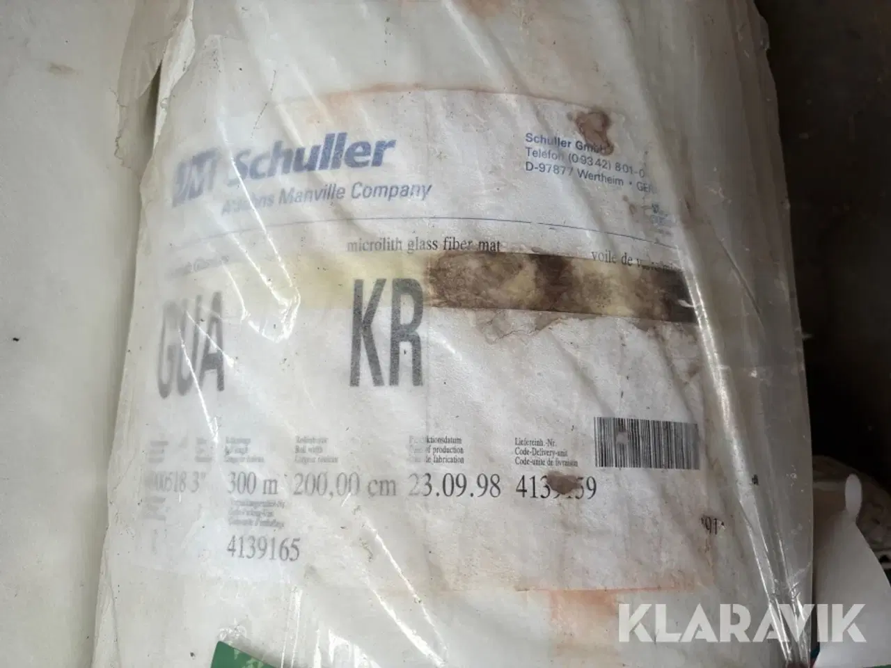 Billede 5 - Glasfiber filt Schuller Microlith glass