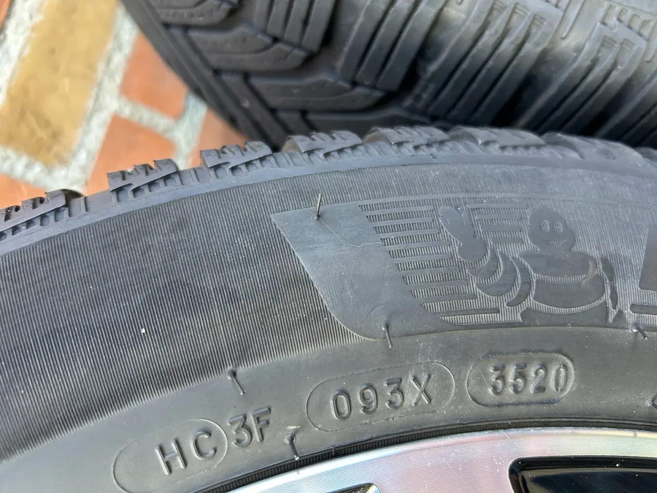 Billede 9 - Originale VW 17" alufælge med vinterdæk