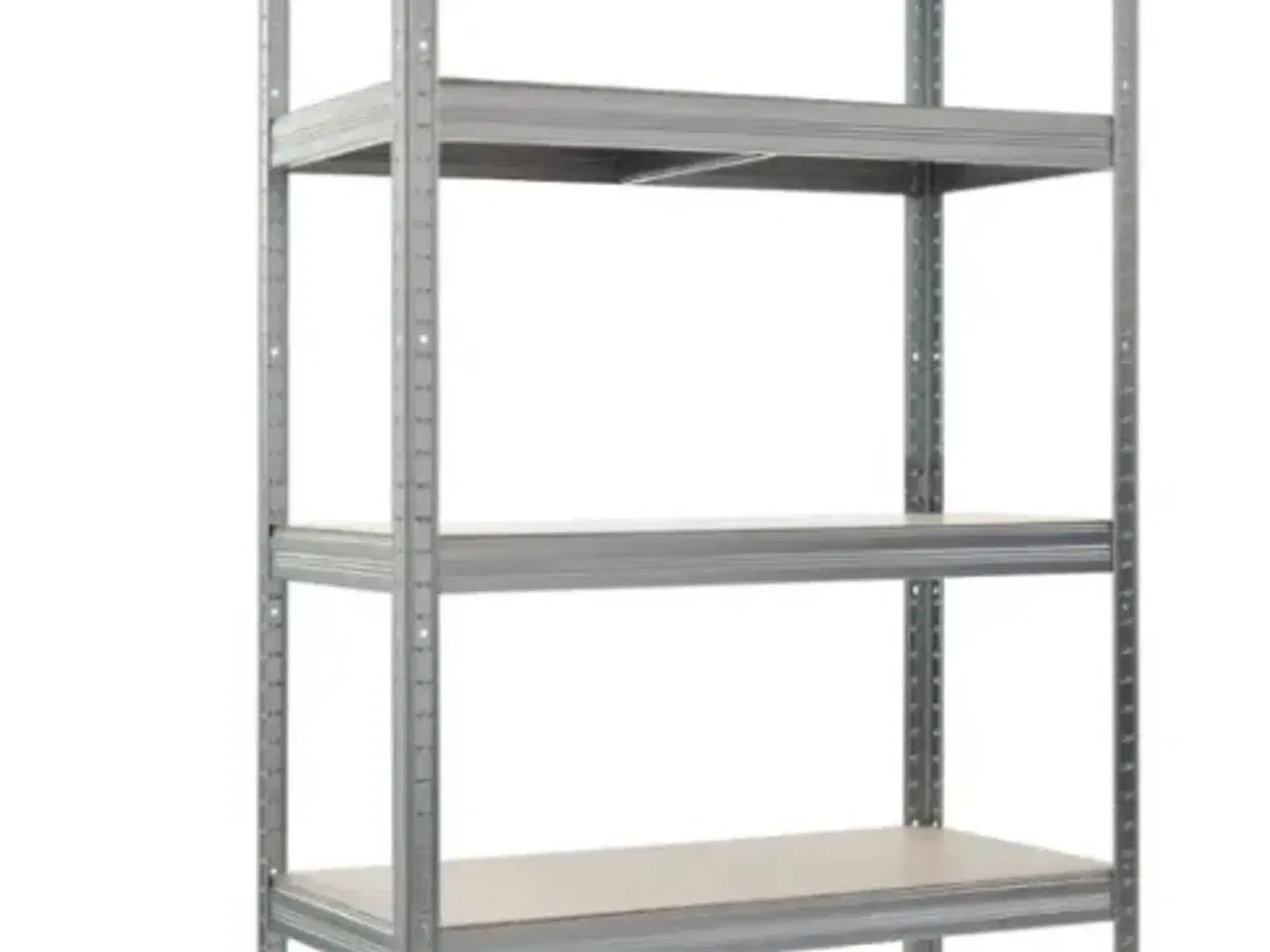Billede 1 - 2 stk. Work-it stålreol med 5 træhylder 1800×900×300 mm