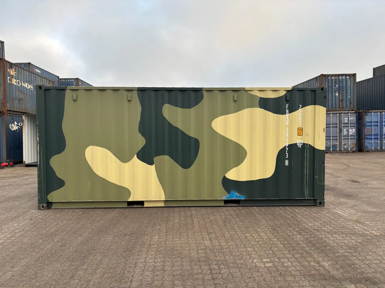 Billede 5 - TILBUD TILBUD 20 fods Container i Army Design