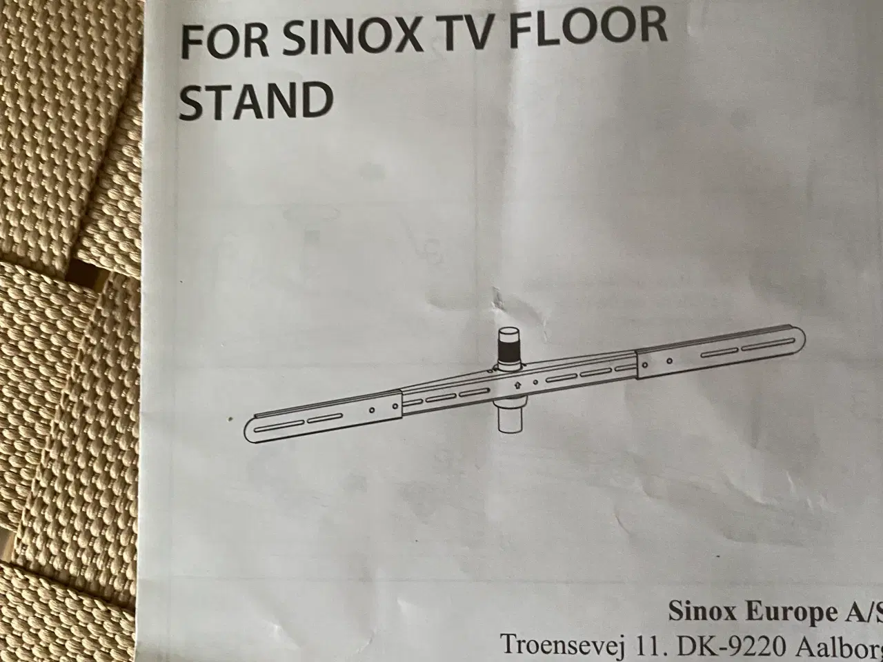 Billede 4 - Sinox TV gulvstand og soundbar beslag