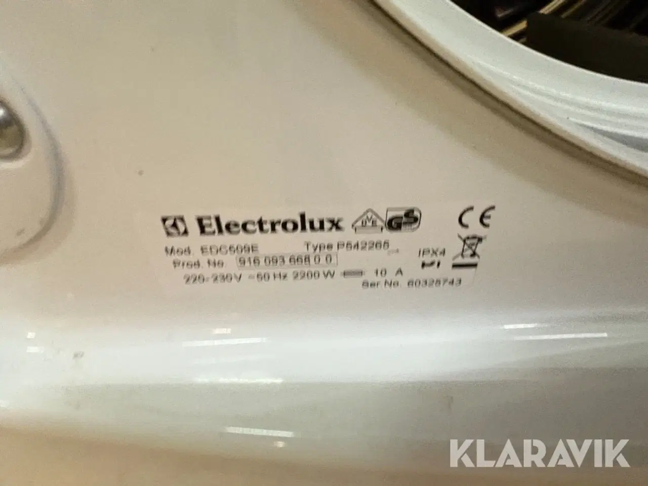 Billede 8 - Tørretumbler Electrolux EDC509E