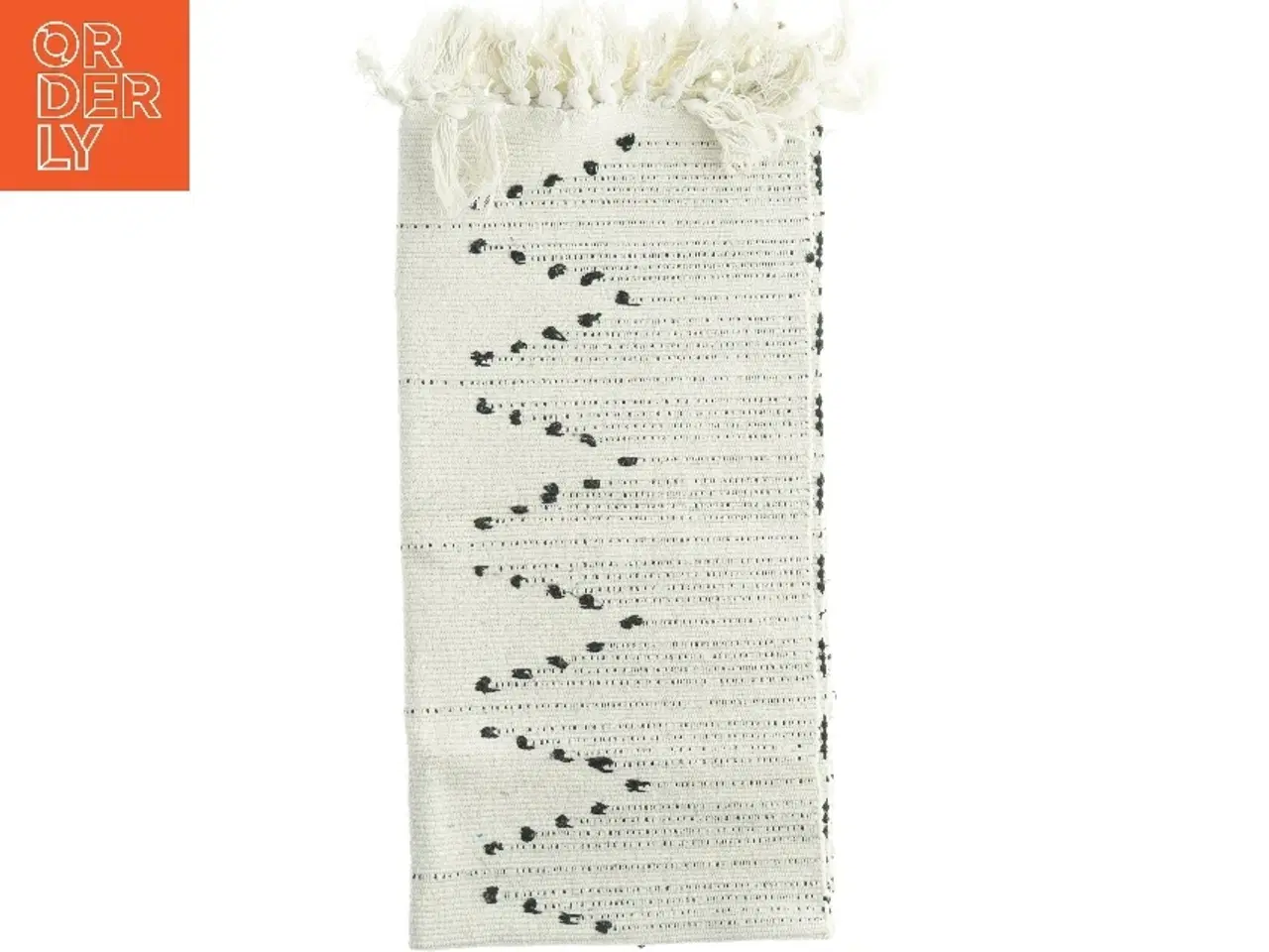 Billede 1 - Vævet tæppe med frynser