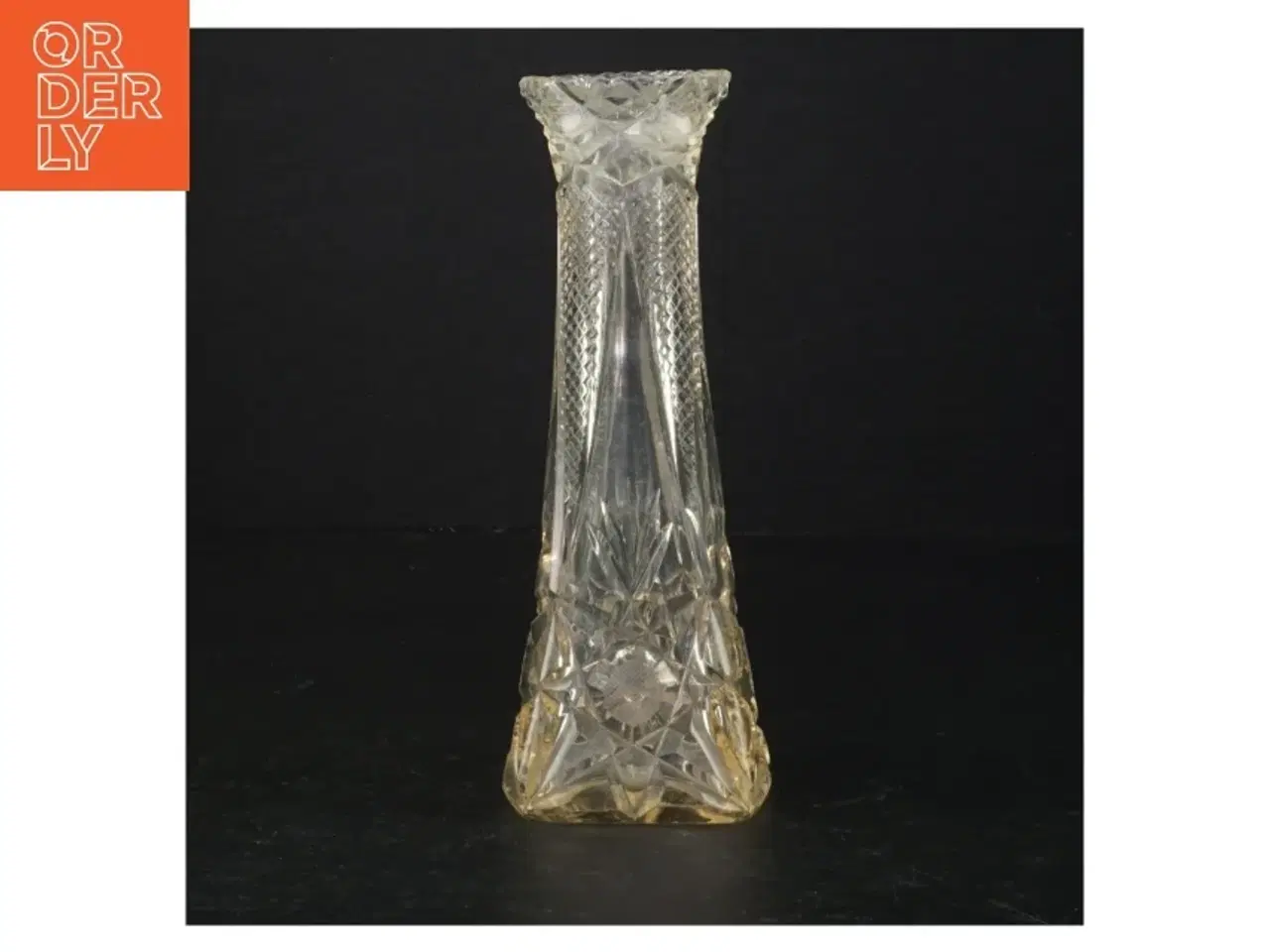 Billede 1 - Krystalvase (str. 18 cm)