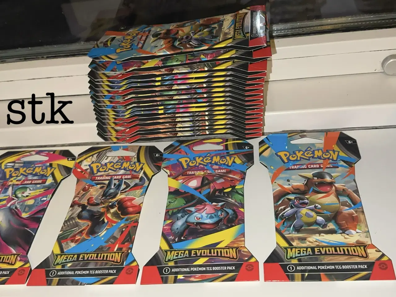 Billede 1 - Pokemon Booster Pakker - Mega Evolution Sleeved