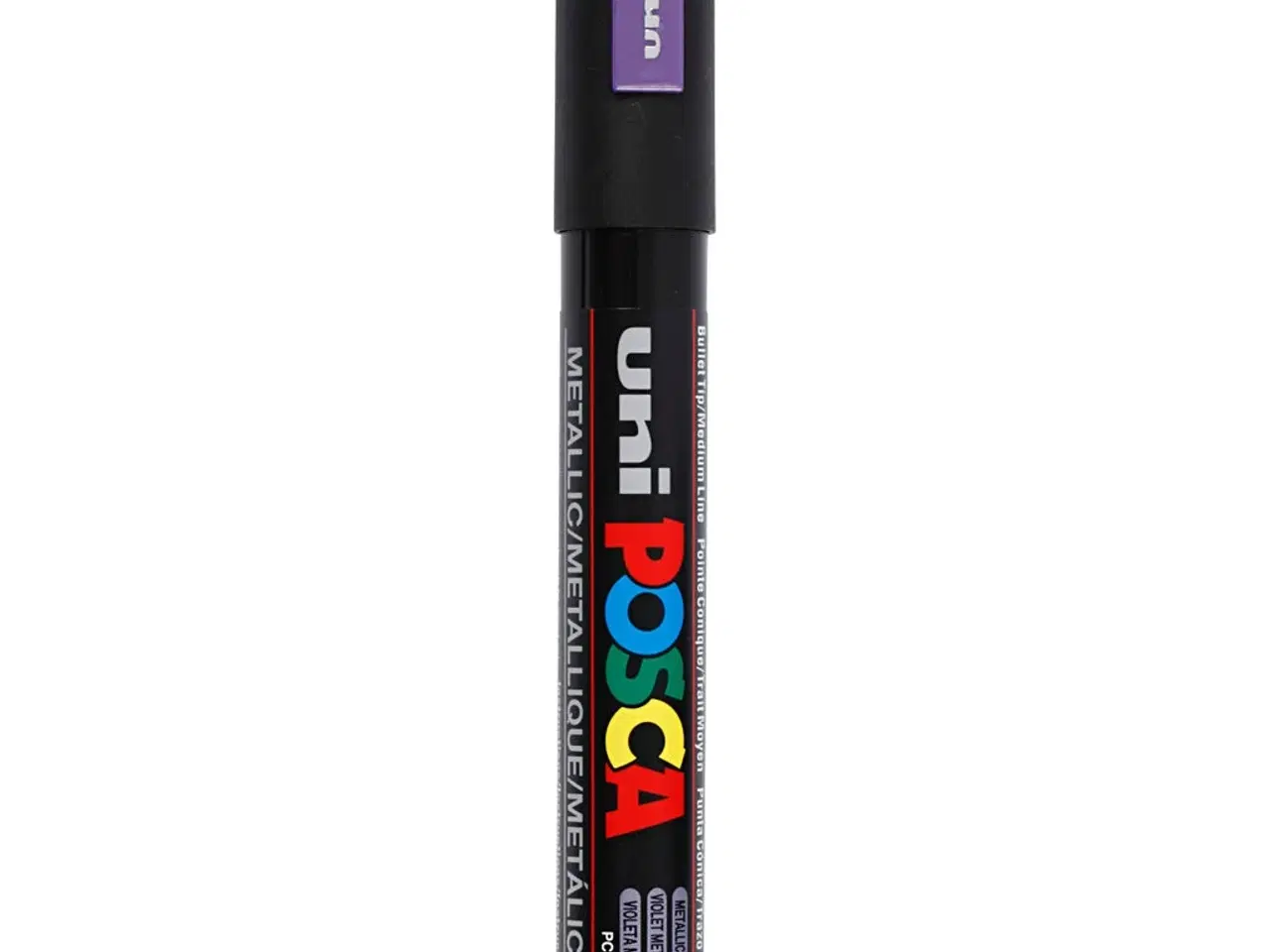 Billede 1 - Posca Tusch, PC-5M, streg 2,5 mm, medium, metallic violet, 1 stk.