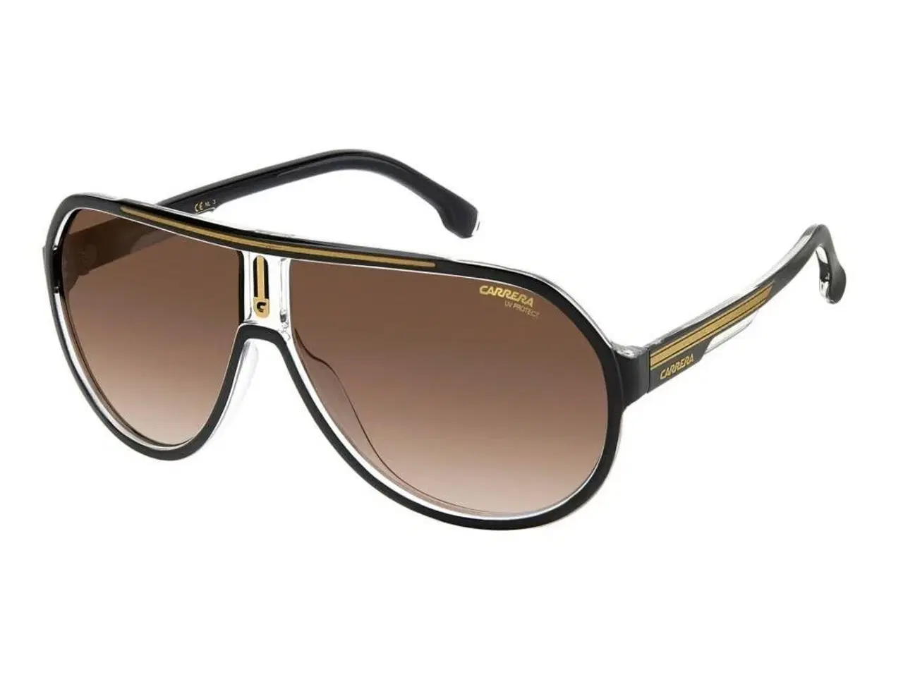 Billede 10 - Solbriller herre Carrera CARRERA 1057 S gylden Ø64 mm