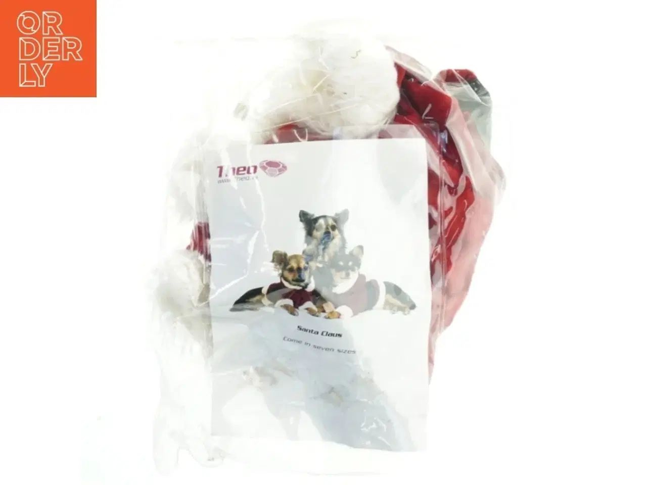 Billede 3 - Julemandskostume til hund fra Theo (str. XXL, 40 cm)