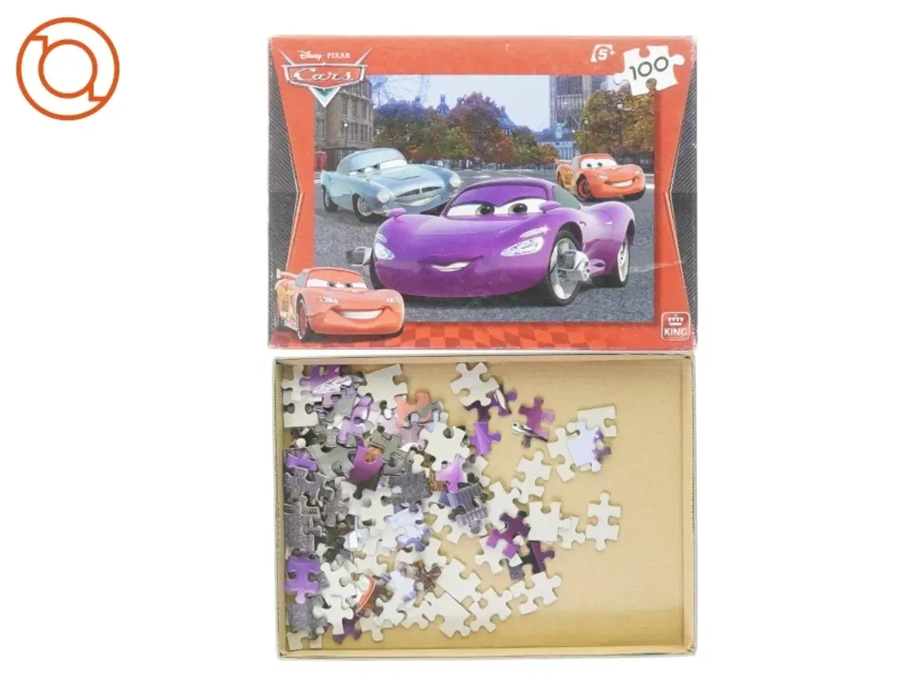 Billede 3 - Puslespil med Cars motiv fra King (str. 25 x 19 cm)