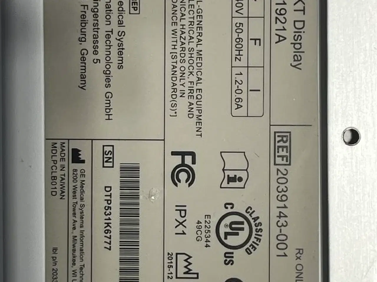 Billede 10 - Patient monitoring system GE B850