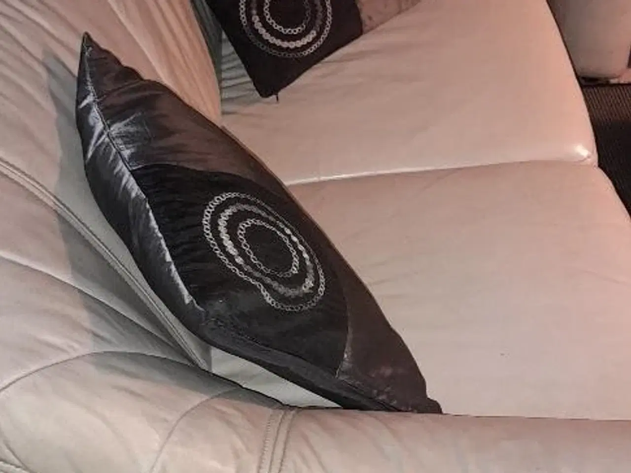 Billede 4 - Lædersofaer 3 + 2 personers.