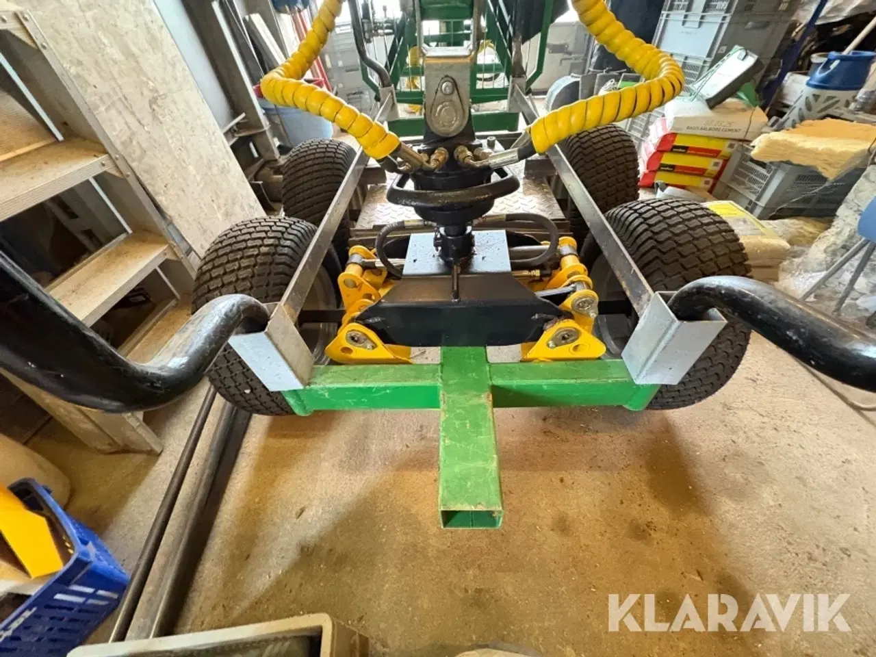 Billede 7 - Udkørselsvogn med kran og grab Kellfri 21-SV20