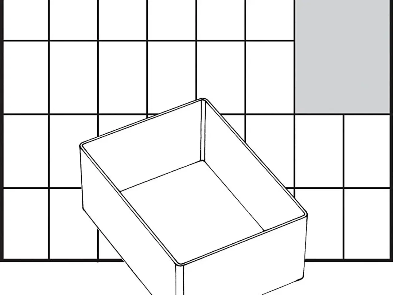 Billede 1 - Basisindsats, A7-1, H: 47 mm, str. 109x79 mm, 1 stk.