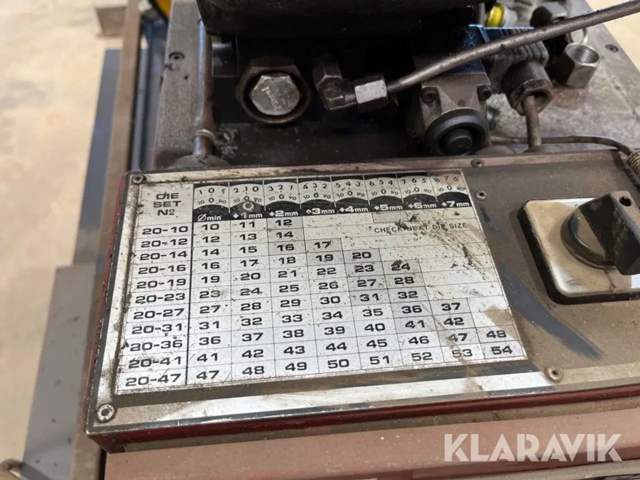 Billede 5 - Slange presser station med udstyr Finn-Power P20M