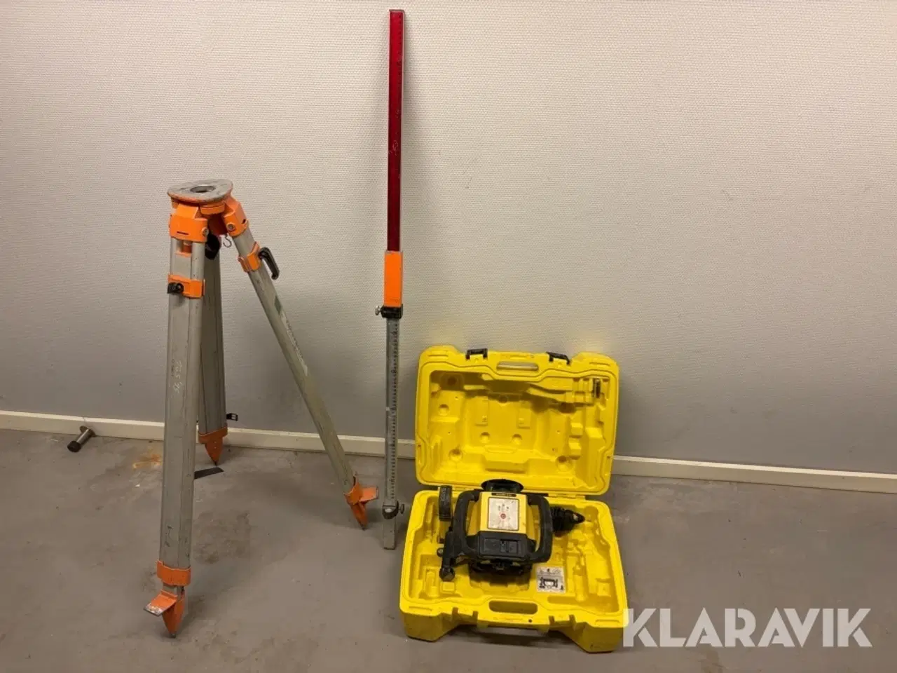 Billede 2 - Rotationslaser med stativ og modtager Leica Rugby 610