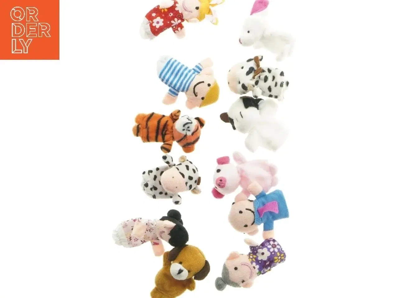 Billede 4 - Fingerdukker i stof med taske