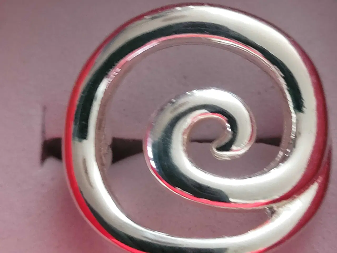 Billede 1 - Nedsat! Skøn 925 swirl ring 😍 