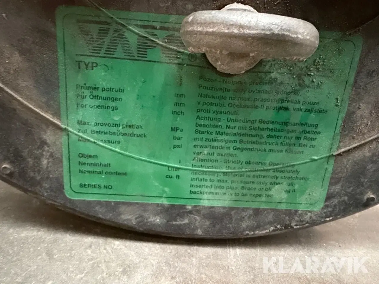 Billede 10 - Pumpe og rørballon / kloakprop