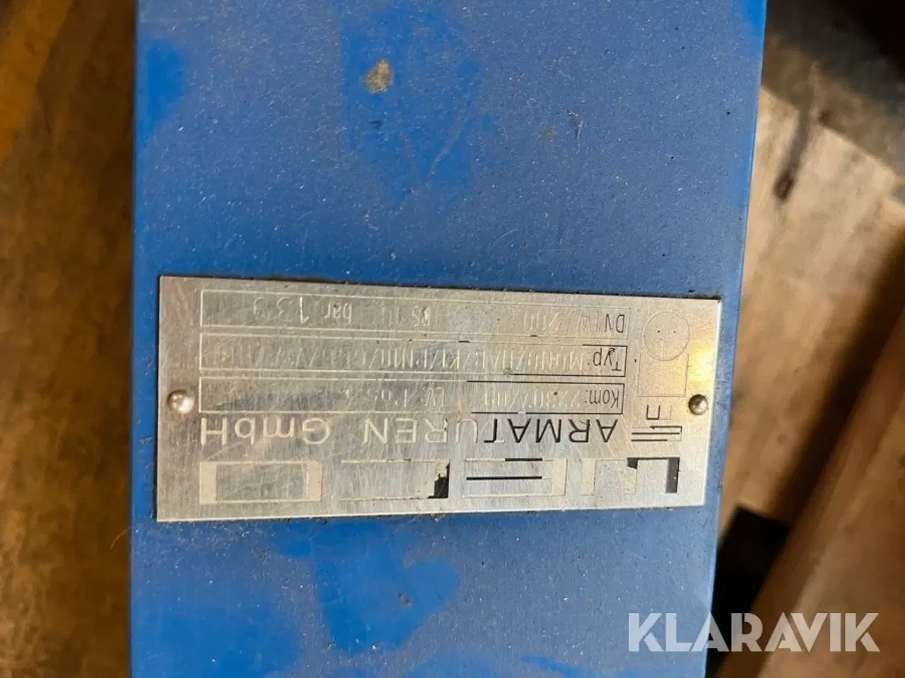 Billede 7 - Spadeventil hydraulisk Mono DN200
