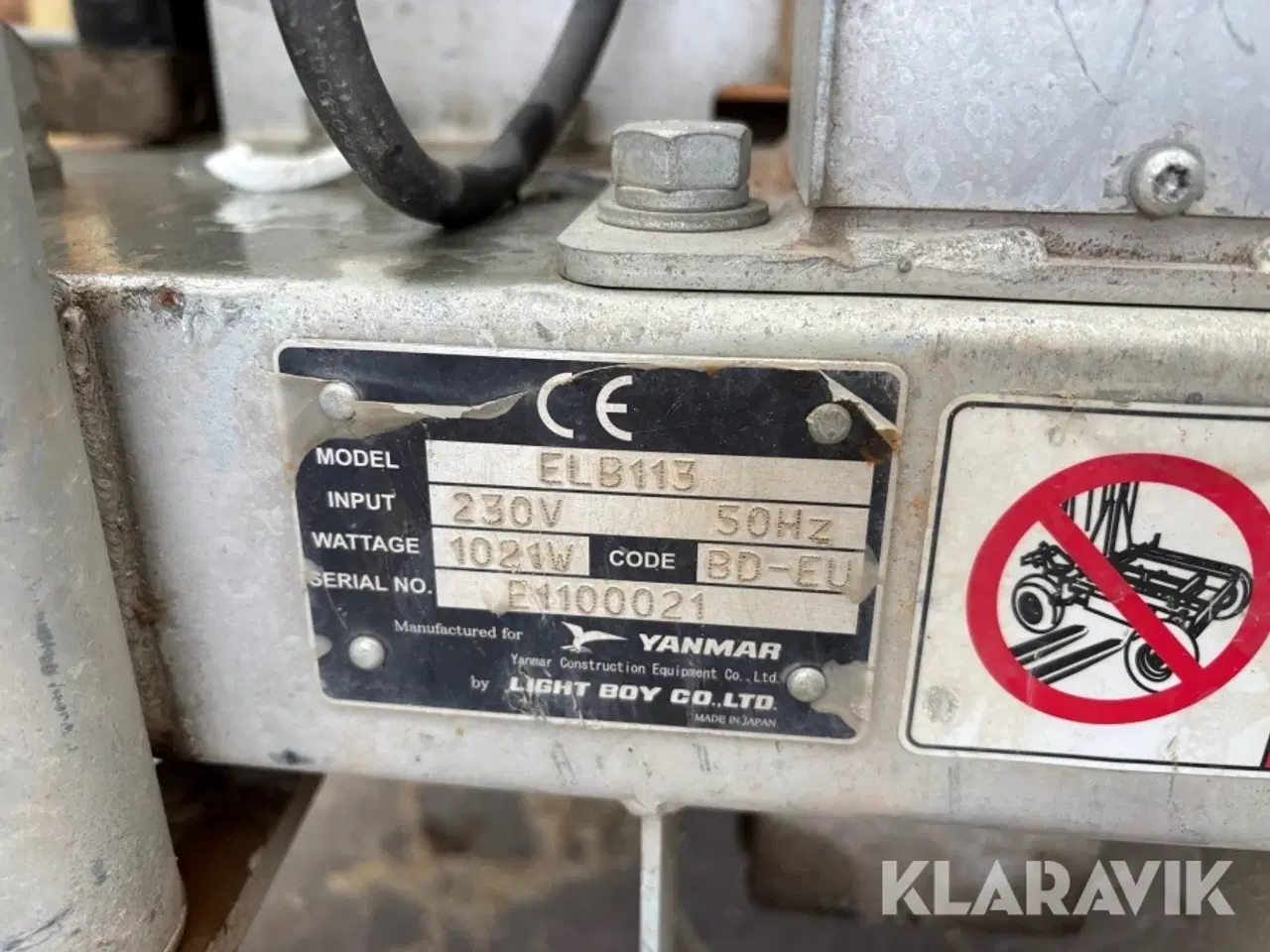 Billede 5 - Lystårn Yanmar YDG 300