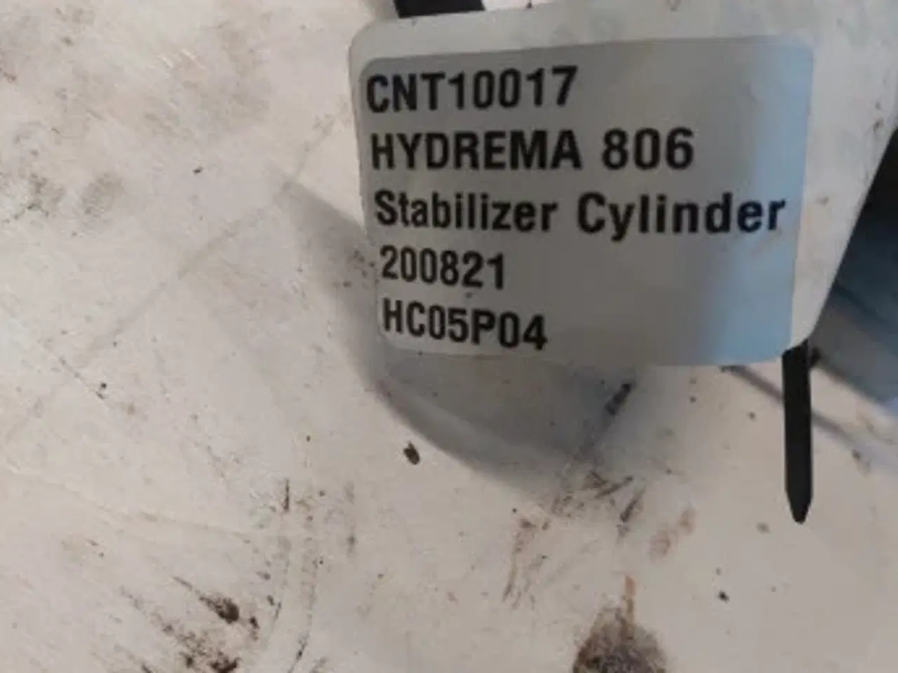 Billede 13 - Hydrema 806 Støttebens Cylinder 200821