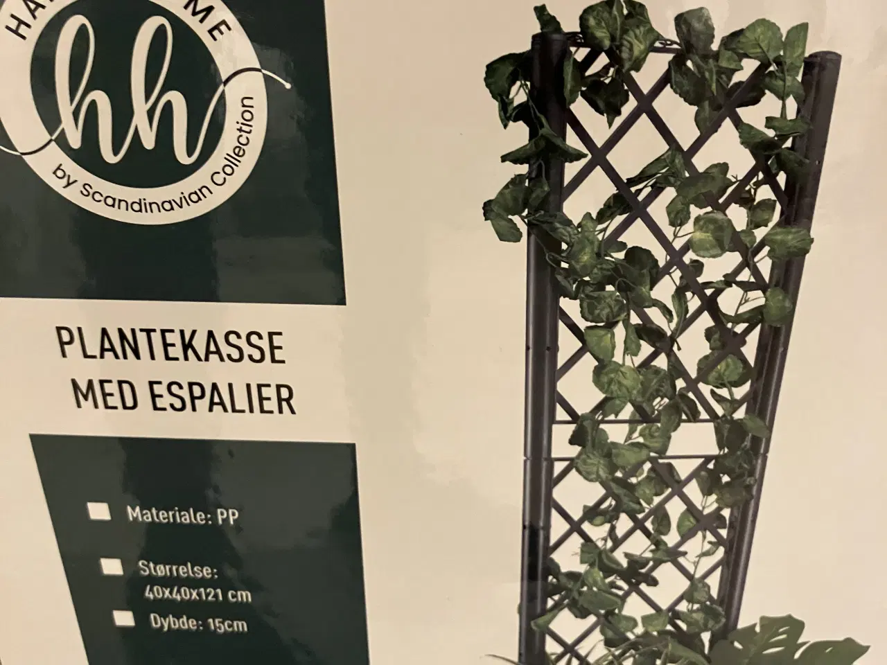 Billede 1 - 2 stk nye plantekasser ratan med espalier 