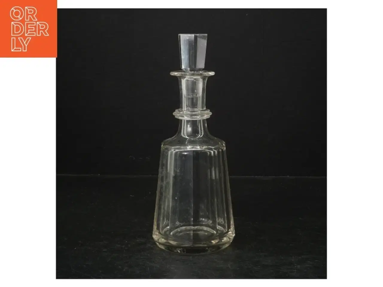 Billede 1 - Glaskaraffel med prop (str. 21 cm)