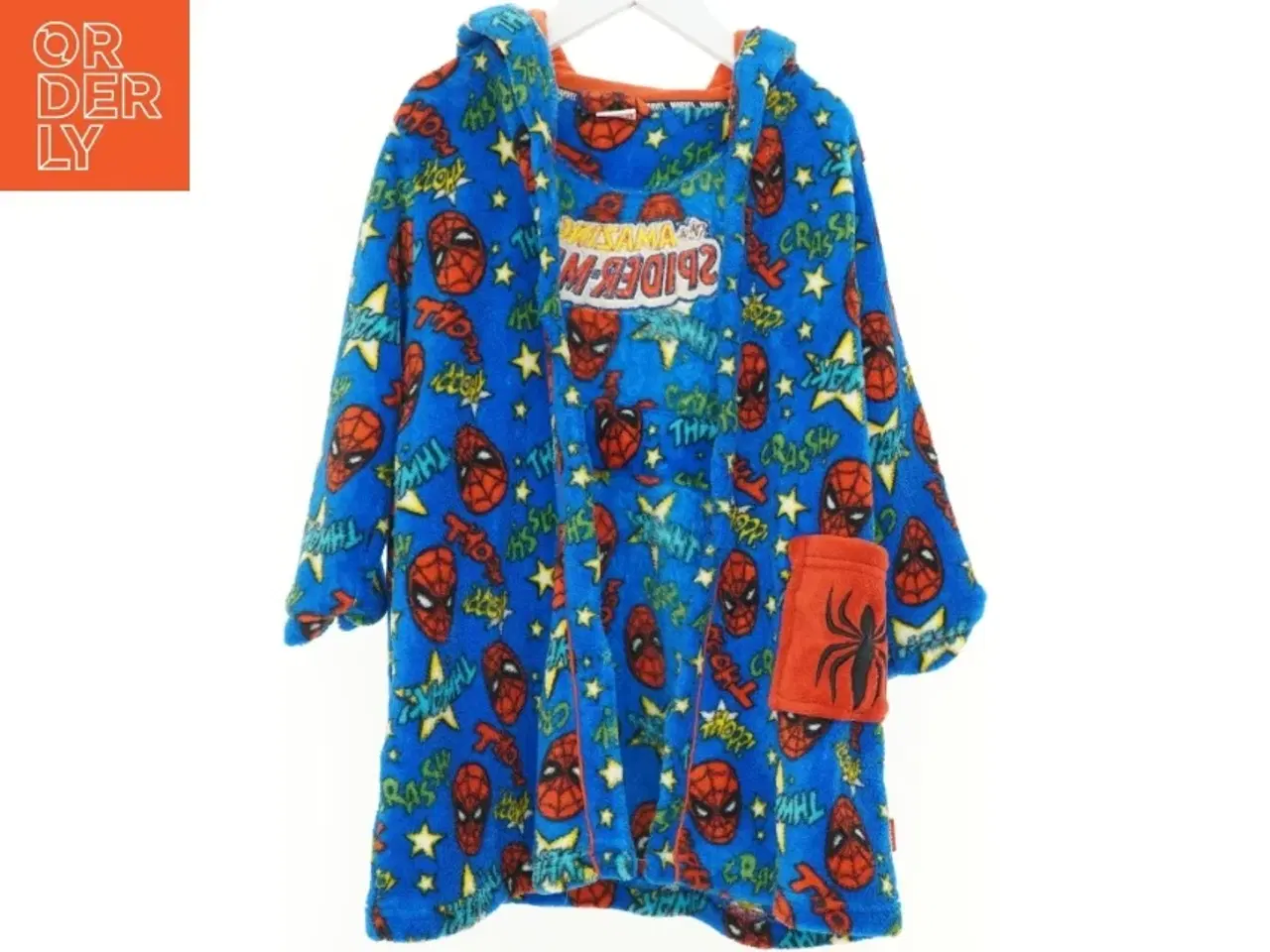 Billede 1 - Badekåbe, spiderman (str. 116 cm)