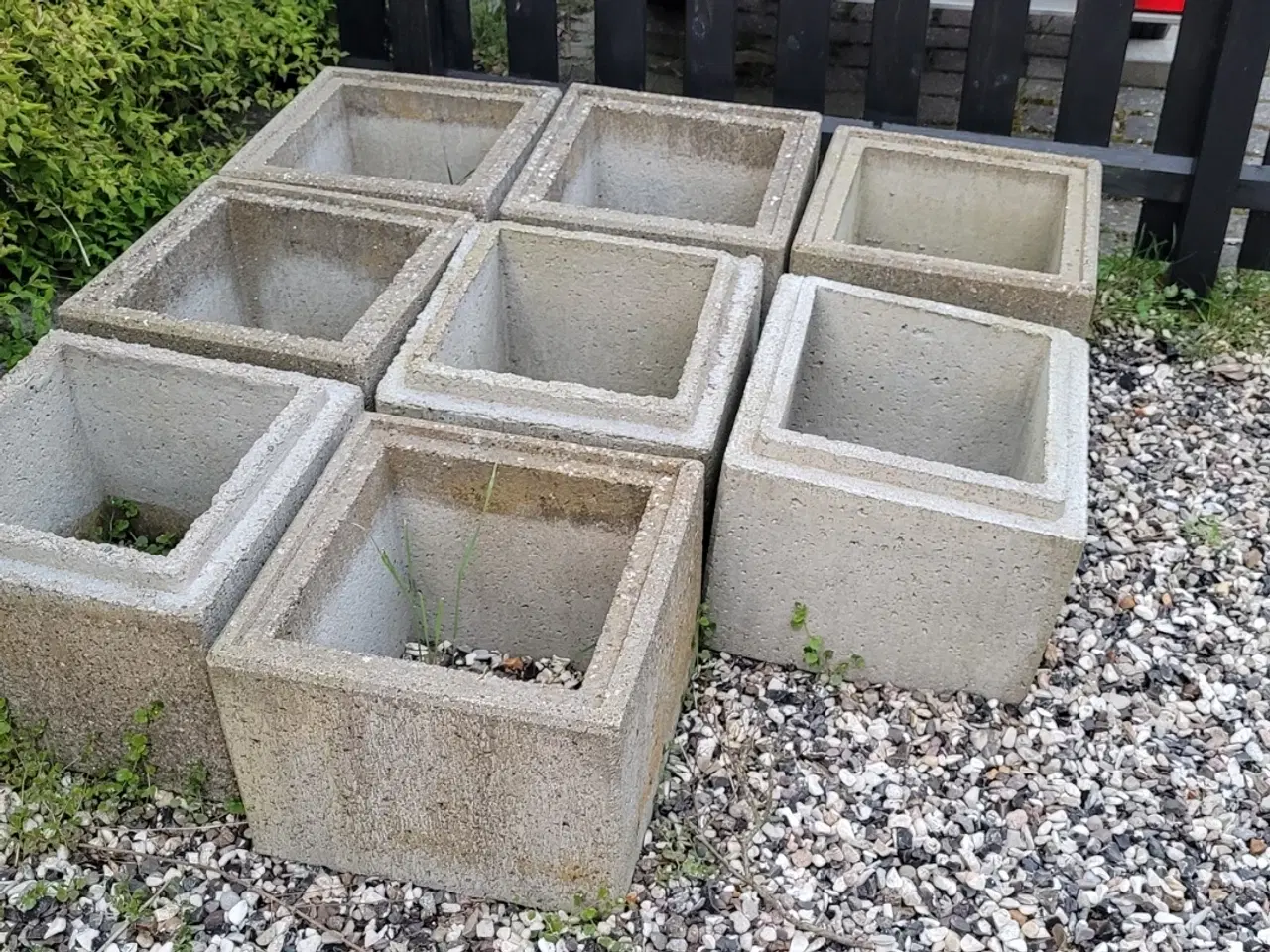 Billede 1 - 8 stk. Blomster sten/ kummer