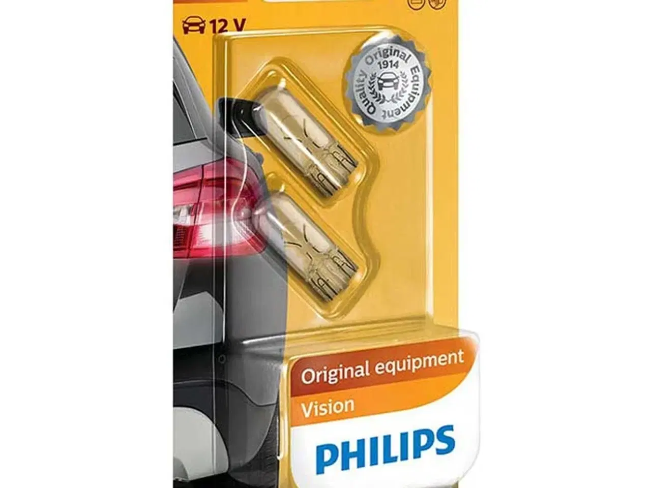 Billede 1 - Philips Vision W5W 12V - Sæt