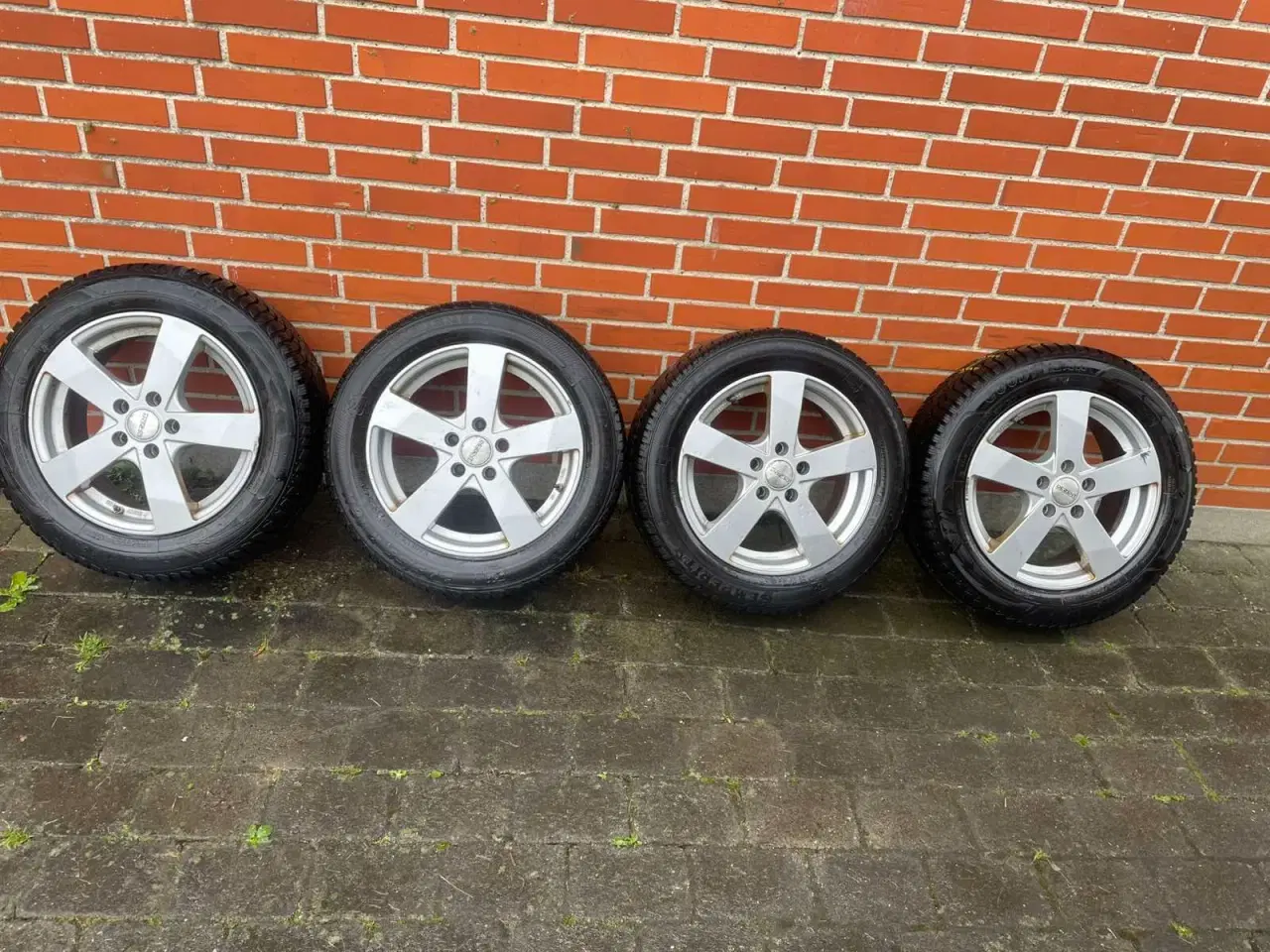 Billede 1 - 16” Peugeot/Citroën aluhjul med vinterdæk og TPMS