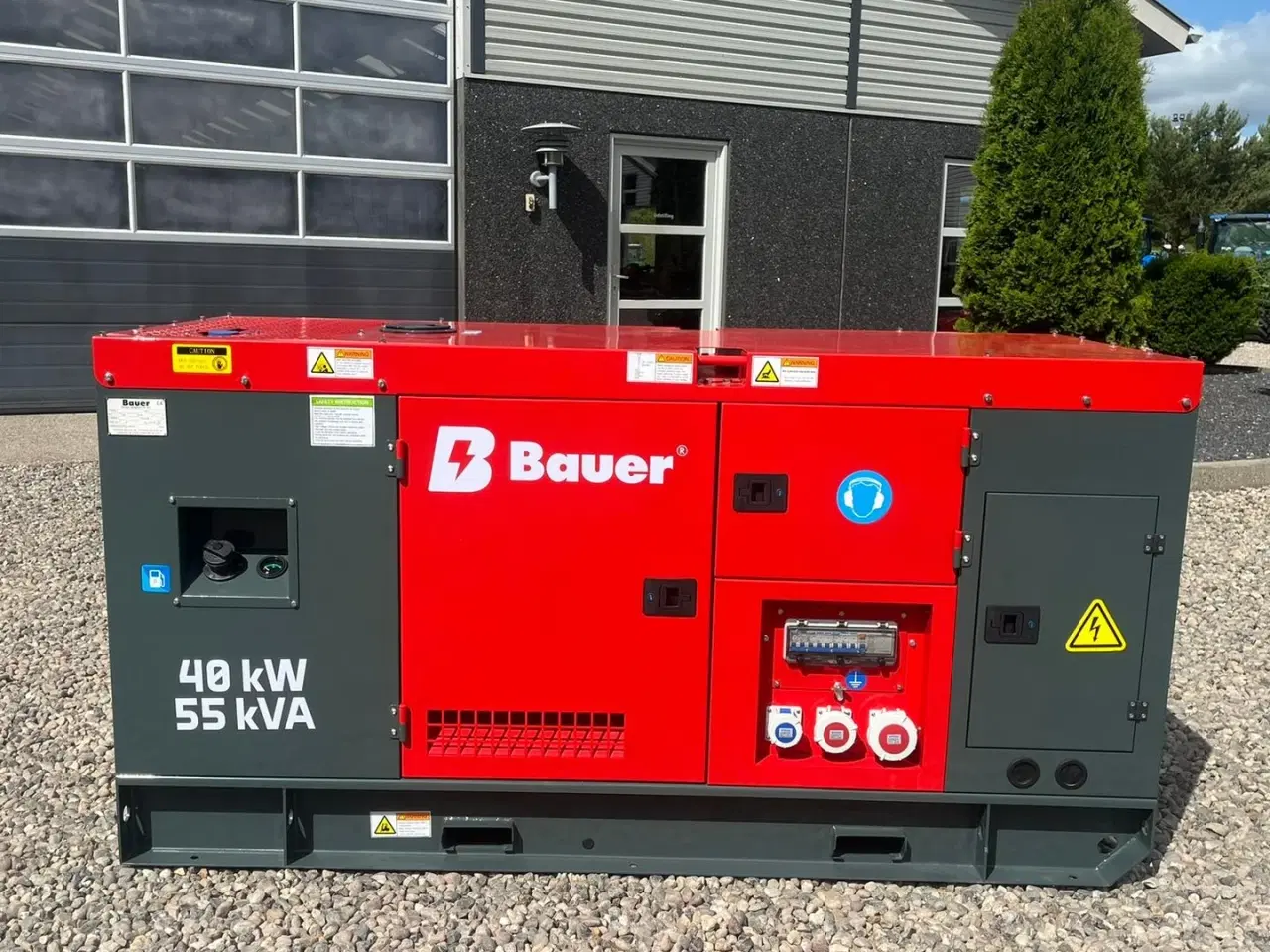 Billede 2 - Bauer GFS-40 ATS, 40 kW/50 kVA Fabriksny generator